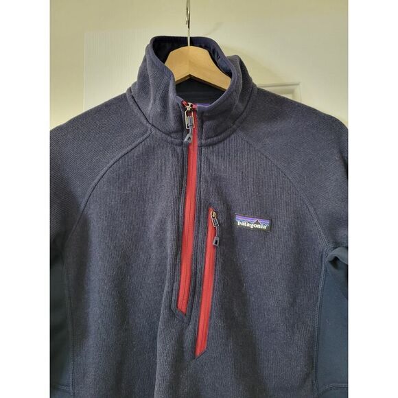 Patagonia M's Performance Better Sweater® 1/4-Zip S Navy $119 - Picture 3 of 8